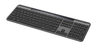 Logitech Signature Slim Solar+ K980 for Business - Tangentbord - full size - trådlös - Bluetooth