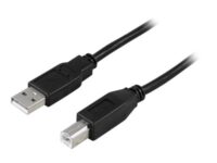 DELTACO USB-250S - USB-kabel - USB till USB typ B - 5 m