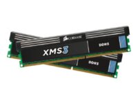CORSAIR XMS3 - DDR3 - sats - 8 GB: 2 x 4 GB - DIMM 240-pin - 1333 MHz / PC3-10600 - CL9 - 1.5 V - ej buffrad - icke ECC