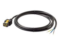 APC - strömkabel - IEC 60320 C19 till fast 3-trådig - 3 m