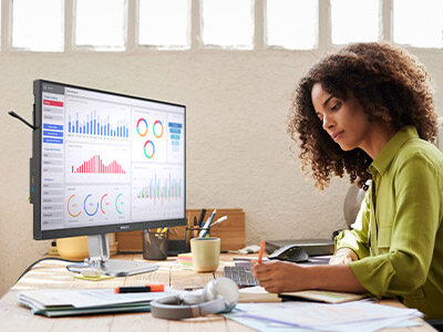 Företagsskärmar 23–34 tum