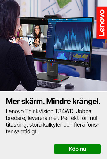 Mer skärm. Mindre krångel.