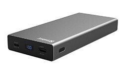 Powerbank för företag med hög kapacitet för laptop, mobiltelefon och surfplatta