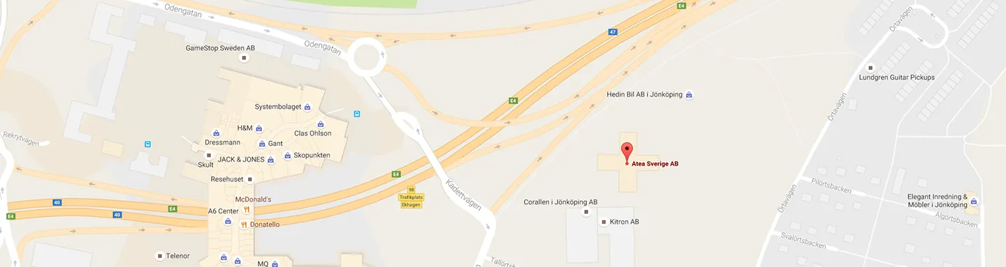 Hitta till vårt kontor i Jönköping