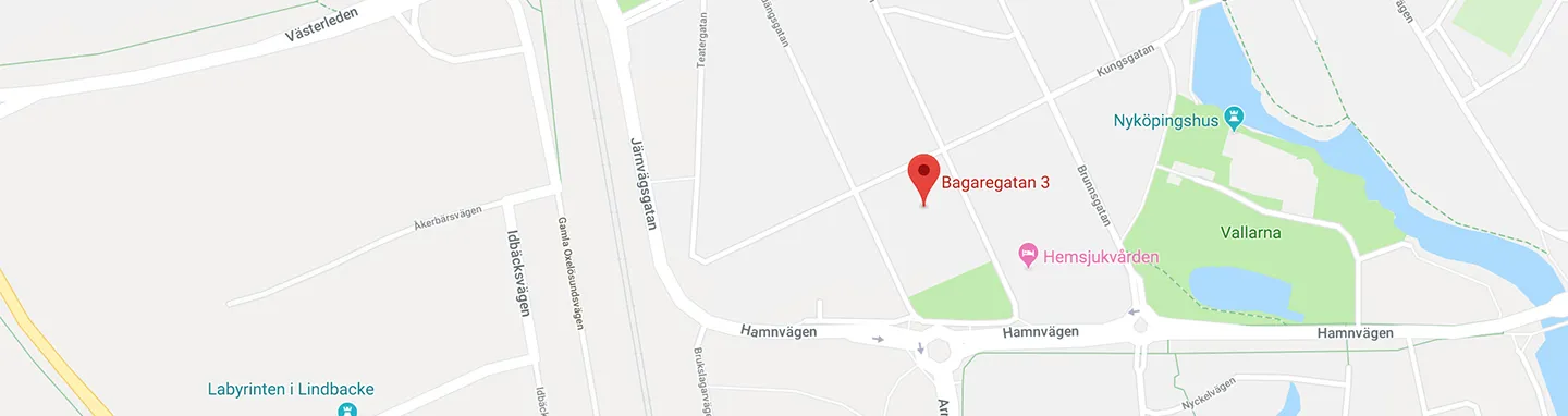 Hitta till vårt kontor i Nyköping