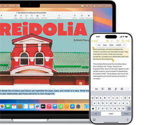 iPhone-dubbleringsappen med en iPhone-skärm visas på en MacBook Air-skärm.