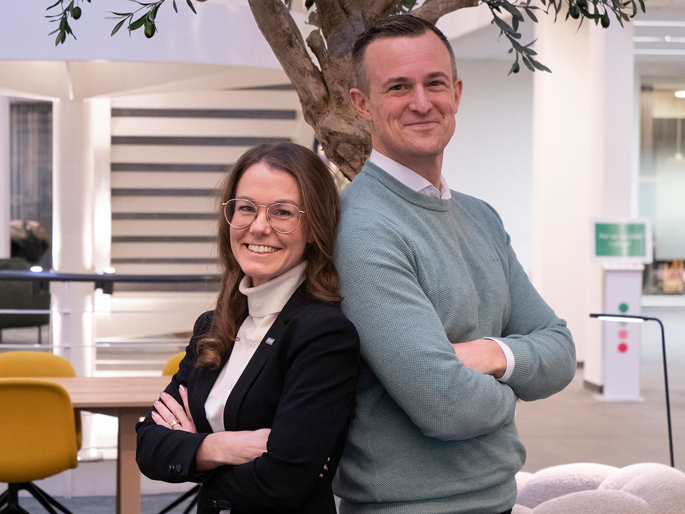 Anna och Mattias - moderatorer för Atea Insikt 2023