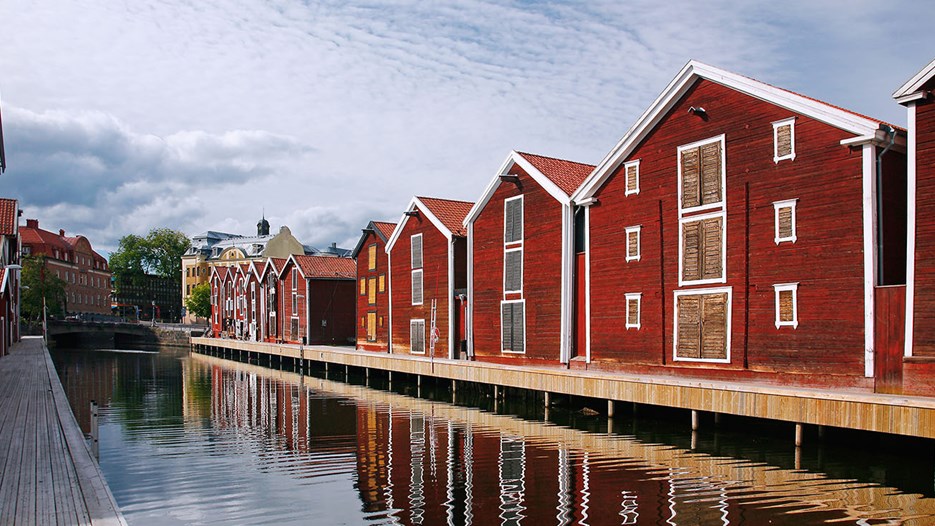 Stadsbild från Hudiksvall