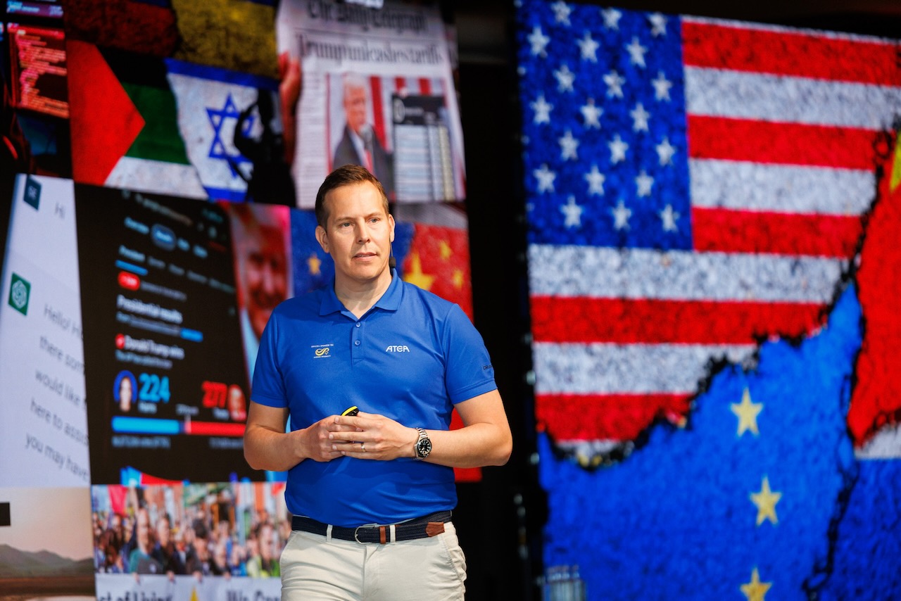 Keynote med Ateas vd Linus Wallin