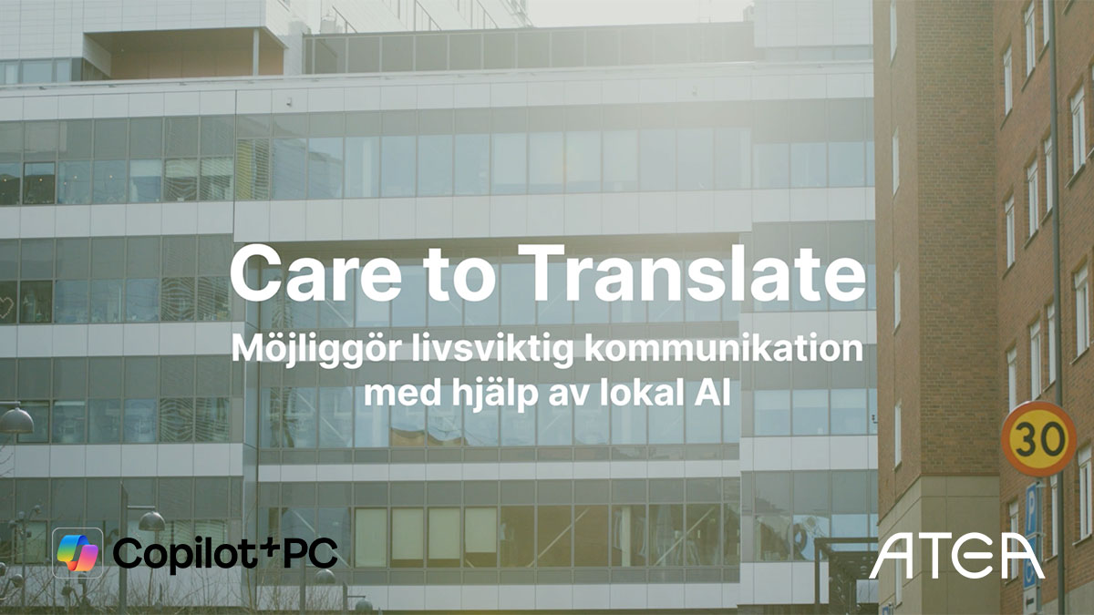 Care to Translate möjliggör livsviktig kommunikation med hjälp av lokal AI