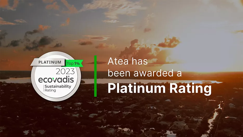Atea has been awarded a Platinum rating 
