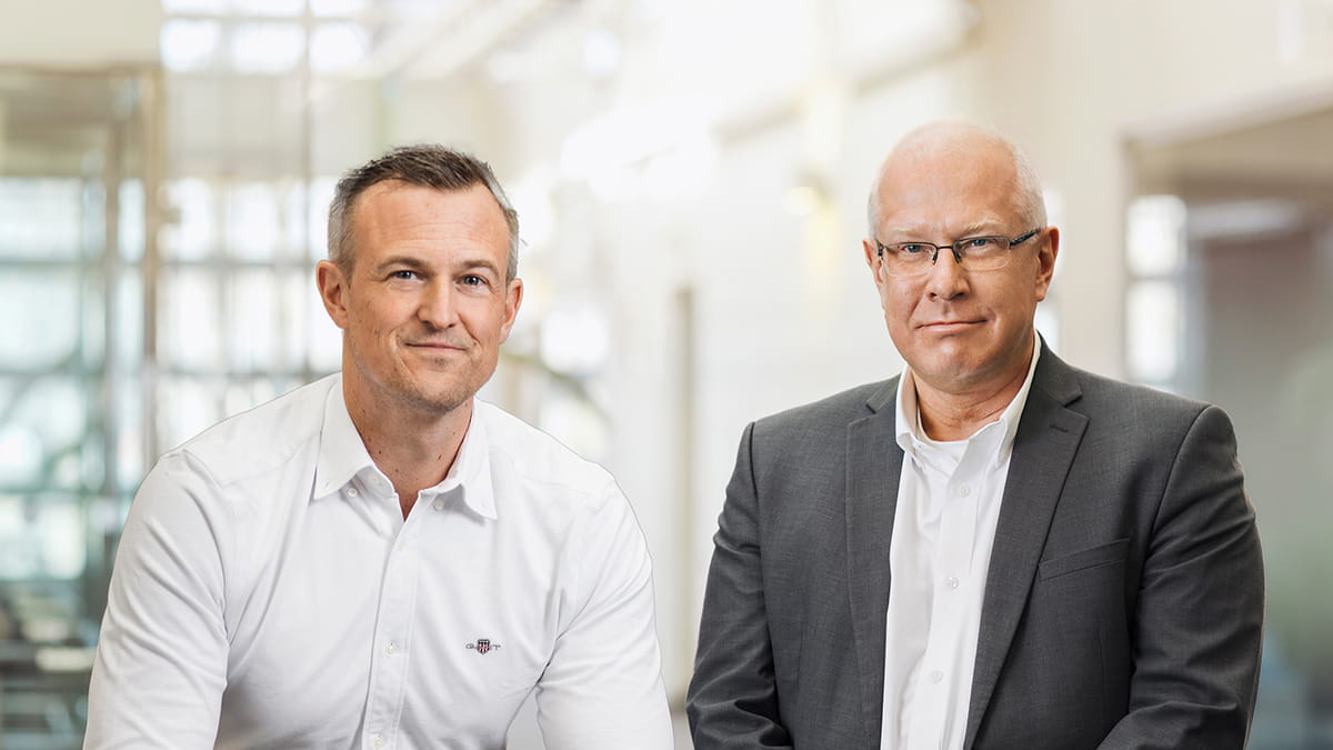 Mattias Bruhn, Erbjudandechef och Jonas Emilsson, Lead Architect