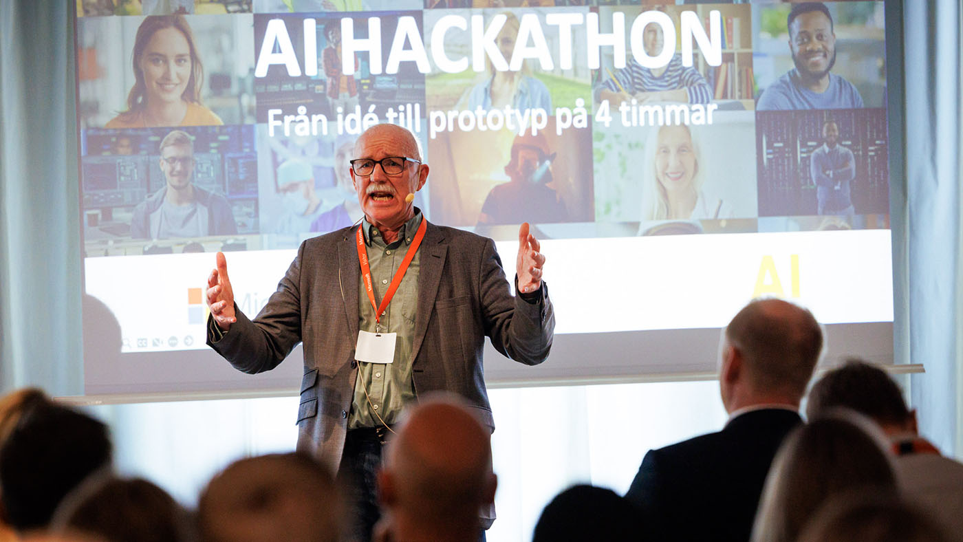 Tony McCarrick på AI Hackaton