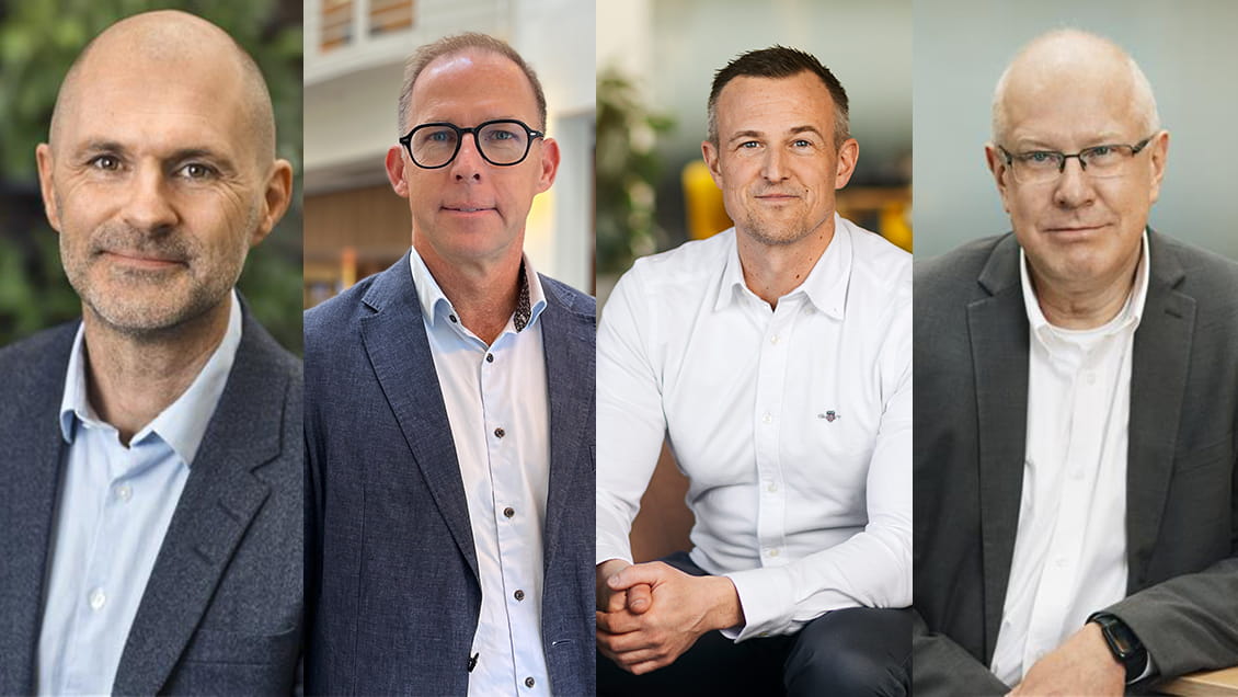 Ateas specialister Carl-Johan Ekelund, Jon Jädersten, Mattias Bruhn och Jonas Emilsson