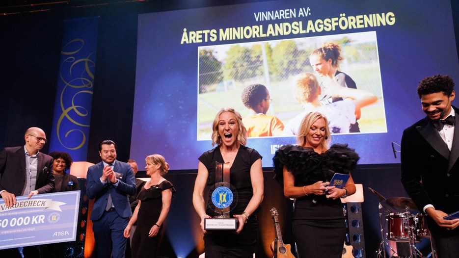 IFK Växjö vinnaren av årets miniorlandslagsförening