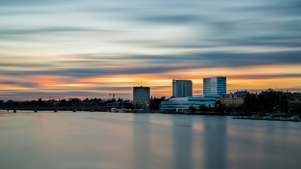 Umeå skyline